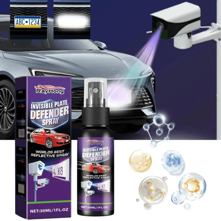 License Plate Reflective Spray