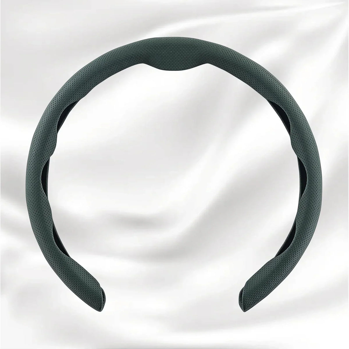 Nexi Customized Car Logo Breathable Ultra-thin 5D Leather & Carbon Car Steering Wheel Cover Universal Fit