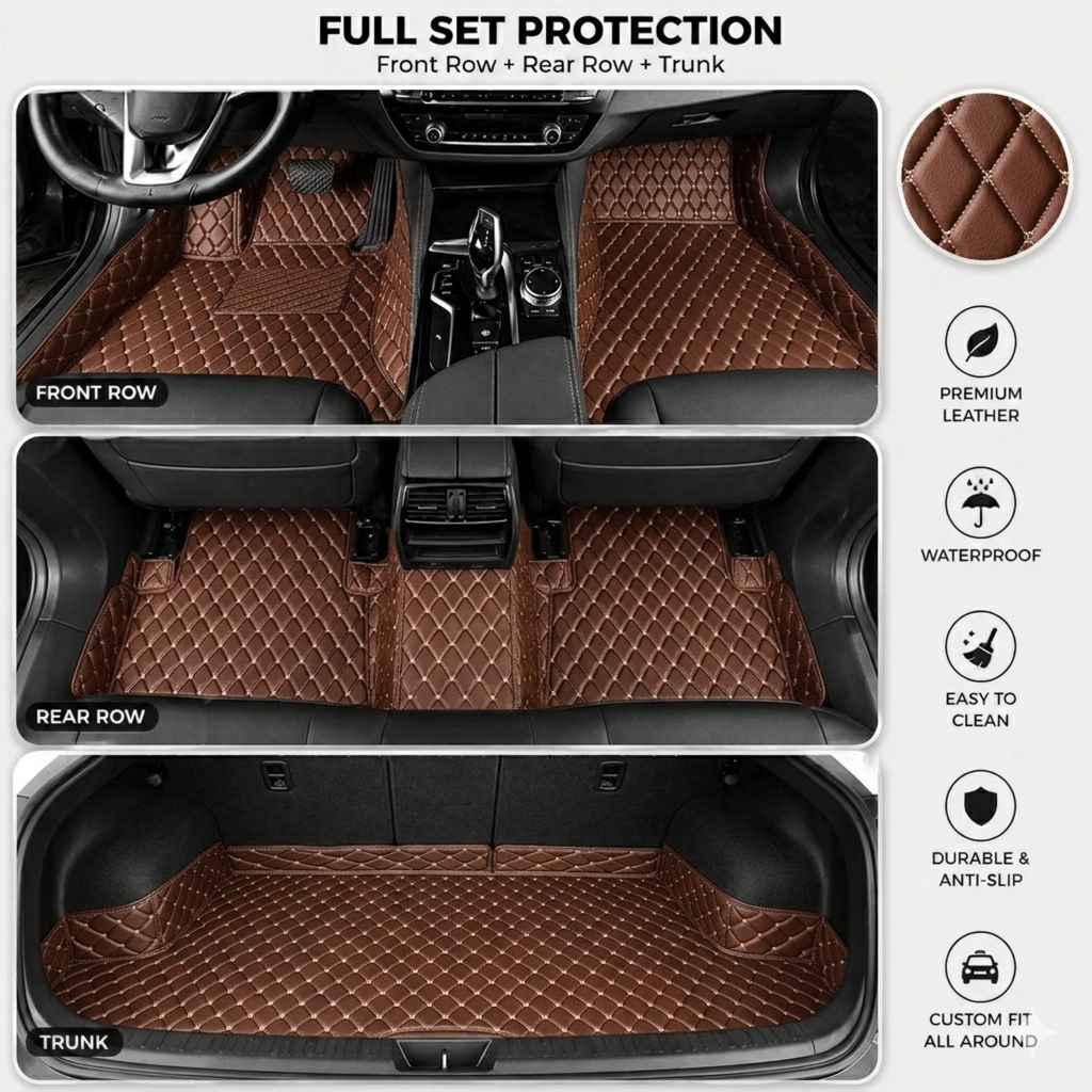 DriveMax Heavy Duty Universal Fit Car Mats, SUVs, and Trucks