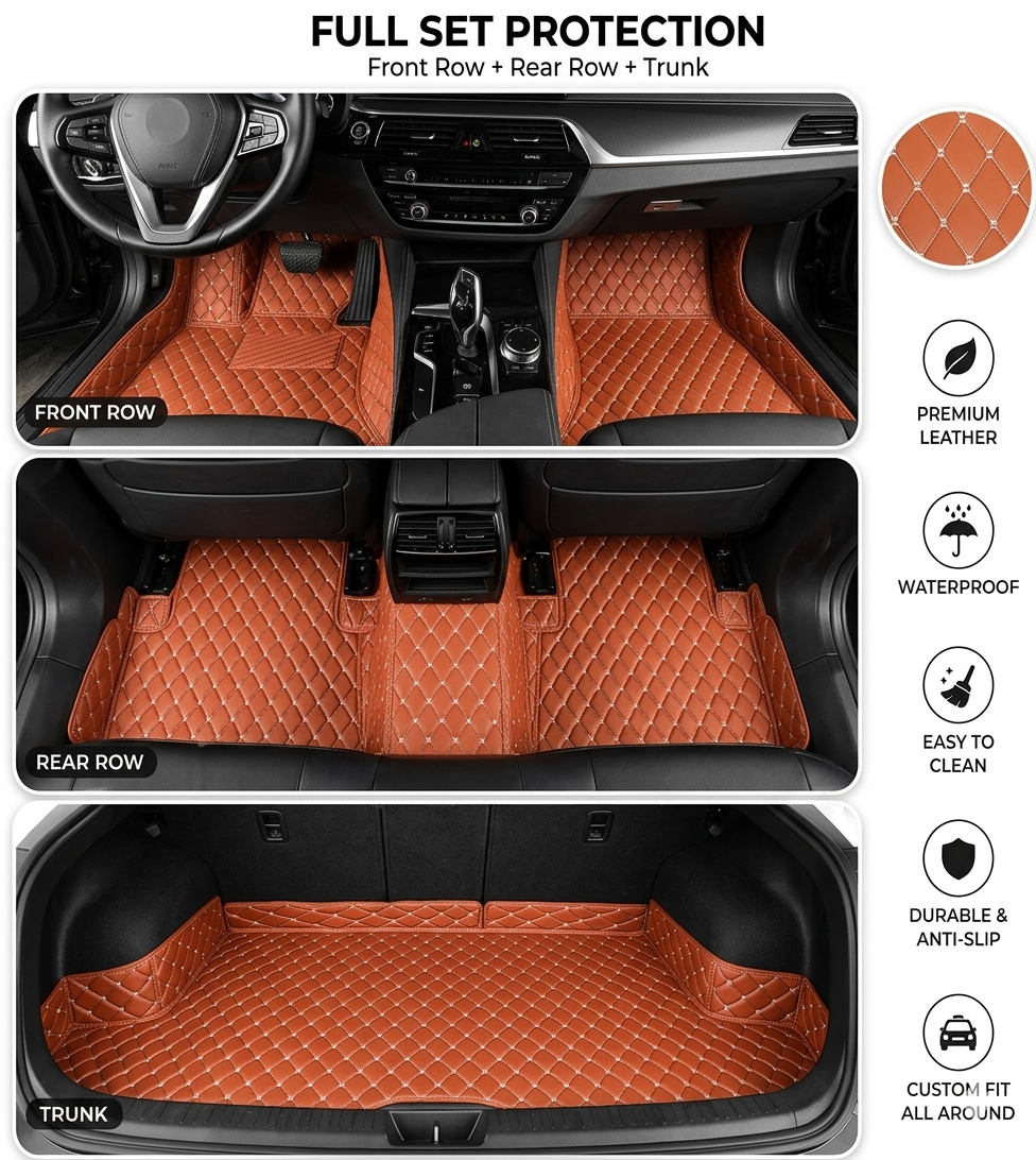 DriveMax Heavy Duty Universal Fit Car Mats, SUVs, and Trucks
