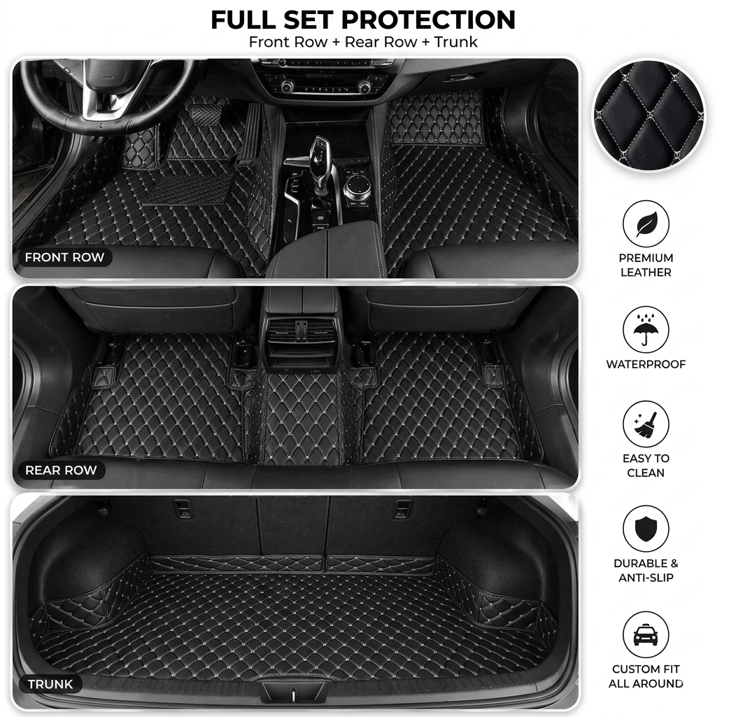DriveMax Heavy Duty Universal Fit Car Mats, SUVs, and Trucks