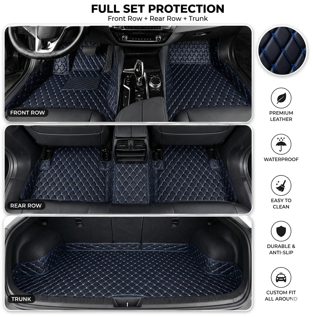 DriveMax Heavy Duty Universal Fit Car Mats, SUVs, and Trucks